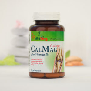 Calmag Citrát + D3-vitamin 90db vitaking
