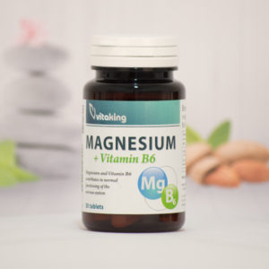 Magnézium B6-Vitamin 30db vitaking