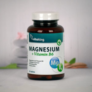 Magnézium B6-Vitamin 90db vitaking